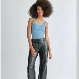 Aritzia Babaton Sculpt Knit Squareneck Tank